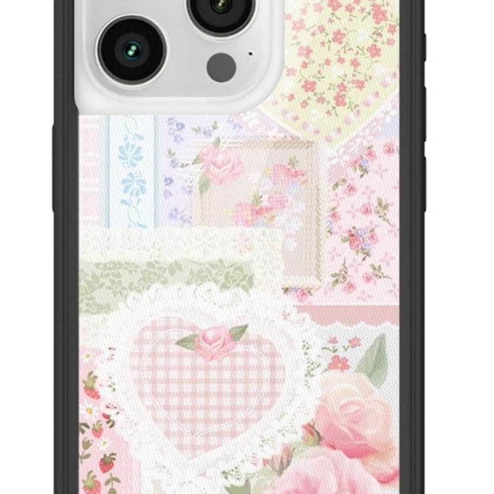 Wildflower Frilly Floral Patchwork Phone Case